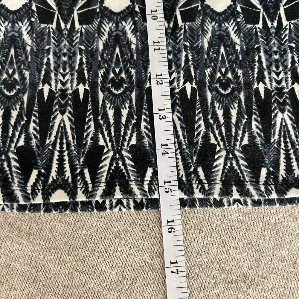 American Eagle Skirt Womens Medium All Over Print Geometric Blue White